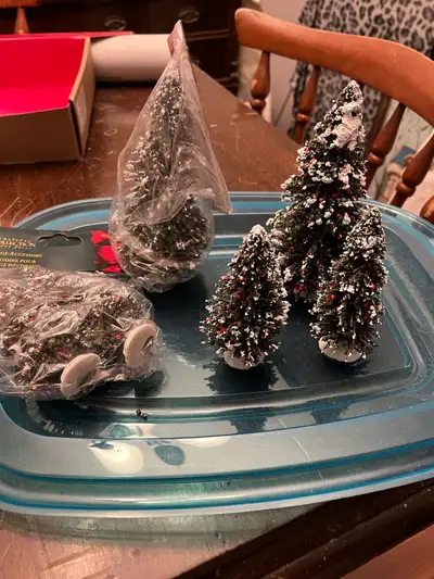 Christmas trees for decorating, $3, View more