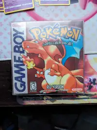 Pokemon Red version en boîte(No manuel )