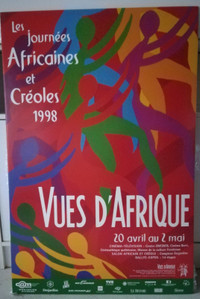 Affiche Vues d'Afrique 1998