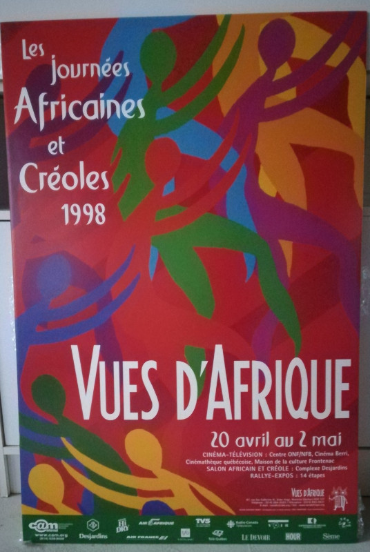 Affiche Vues d'Afrique 1998 dans Art et objets de collection  à Trois-Rivières
