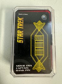 Star Trek Captain Rank Pin