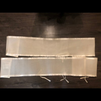 Breathable mesh crib liner 