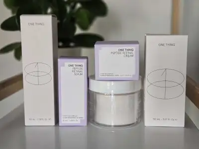 ONE THING Peptide Retinal Set Serum, Cream, Toner, pads, View more