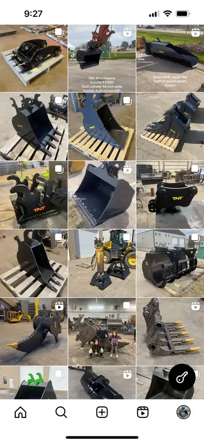 TNT Attachments 780-591-5199 Excavator Attachments Top quality Design Strength & Performance All Att...