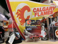 Calgary Flames Figures Memorabilia Collectibles Booth 278