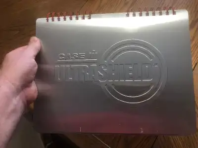 In excellent condition. Has aluminum front and back cover Good collector item