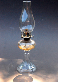 Antique Oil Lamp - White Flame Light Co (Grand Rapids, Michigan)