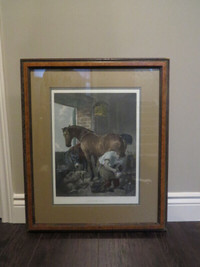 Framed Shoeing The Bay Mare