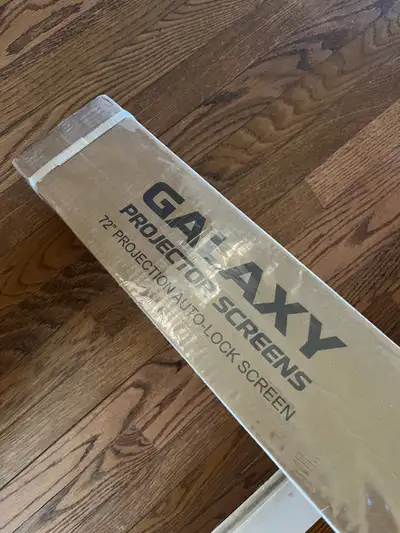 72" Galaxy Projector Screen- BNIB, View more