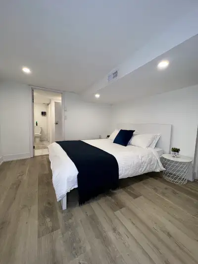 Spacious furnished 1-bedroom basement apartment available in a quiet, family-friendly neighborhood o...