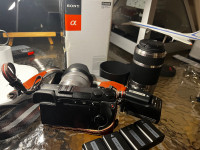 Sony NEX-7 mirrorless camera with 2 lens and more