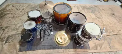 drums and accessories lot, View more