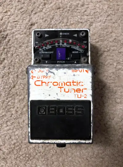 Boss TU-2 Chromatic Tuner Pedal for Guitar and Bass, View more