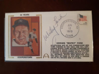 Whitey Ford autographed Jun 12, 1979 First Day Cover Signed