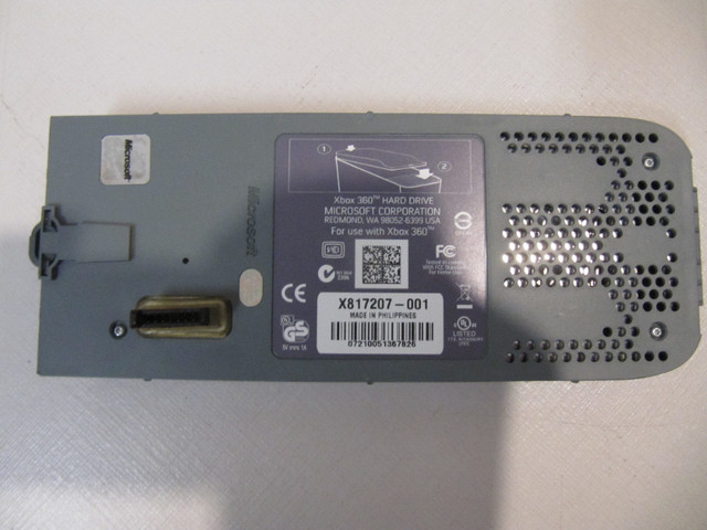 Microsoft Xbox 360 60GB Harddrive Excellent Condition X817207001 in XBOX 360 in Mississauga / Peel Region - Image 3