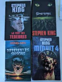 4 Books - STEPHEN KING HARDCOVERS as MINT as NEW