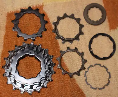 VARIOUS VINTAGE USED bicycle parts (Please Read), View more