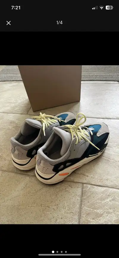 Adidas Yeezy Sneakers size 10 wave runner , View more