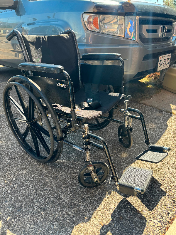 Drive Medical Folding Transport Wheelchair Mavis Rd and 401 in Health & Special Needs in Mississauga / Peel Region