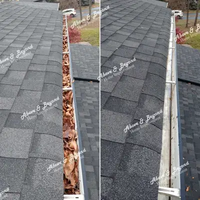 gutter cleaning and maintenance , View more