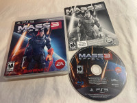 Mass Effect 3 + manual (PS3, Playstation 3) Très bon état!