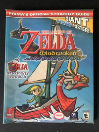 Vintage Zelda Game Cube Nintendo Strategy Guide.