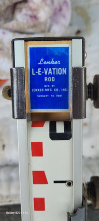 Elevation rod, by Lenker new