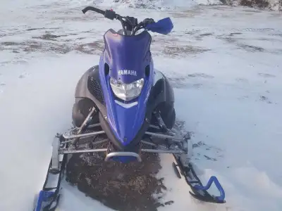 2008 Blue & White Yamaha fx nytro. Great condition. Electric start,121 track, after market exhaust....