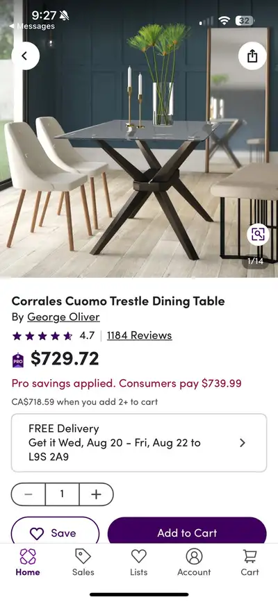 selling glass dining table, View more