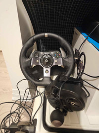 Logitech G920 + shifter racing wheel simulator for sale
