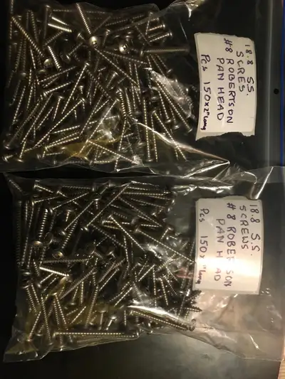 18.8 Stainless steel screws, View more