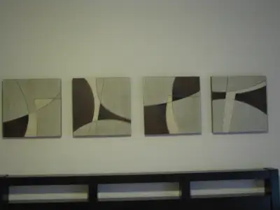 Four Piece, Geometric Wall Art, View more