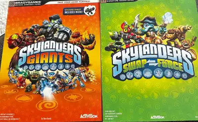 Skylander Collector Books. Great game, used to play but not anymore
