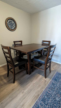 Dining Set - Includes 4 chairs and Leaf
