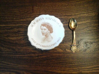 Queen Elizabeth ll Coronation Dish & Spoon 1953