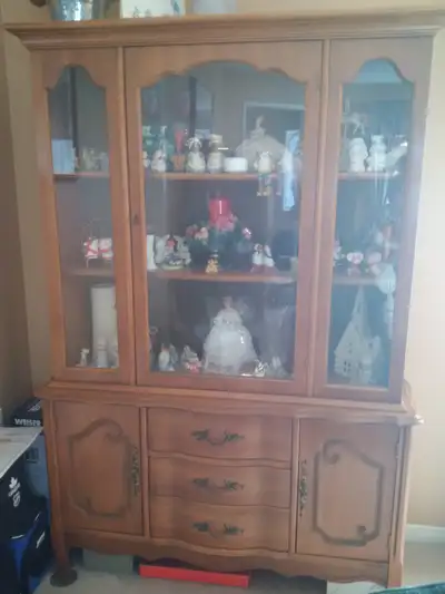 Antique Bassette China Cabinet, View more
