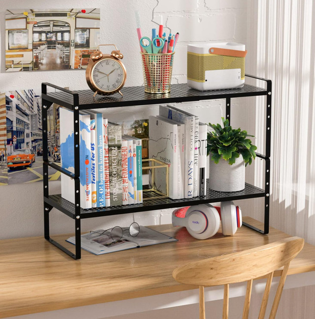 Cabinet Shelf Organizer Expandable Spice Rack Stackable Countert in Storage & Organization in Kitchener / Waterloo - Image 4