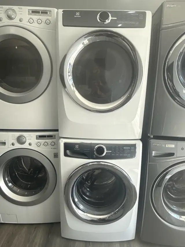 27 inch Electrolux washer dryer front load set