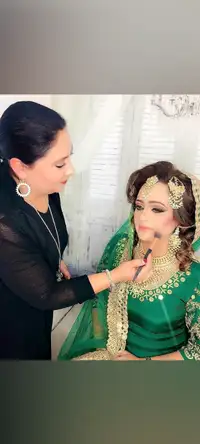 Makeup Artist and Hair stylist.