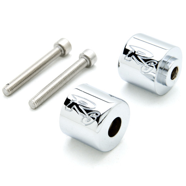 Silver Yamaha "R6" Engraved Bar Weights Sliders - YZF-R6 (06-12) in Motorcycle Parts & Accessories in Oshawa / Durham Region