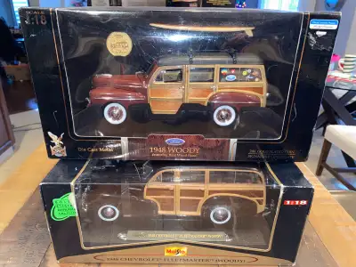 1948 Chevrolet & Ford Woody Wagons - 1/18 diecast, View more