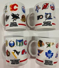 1990s Maxwell House NHL Coffee Mugs - Set of 4