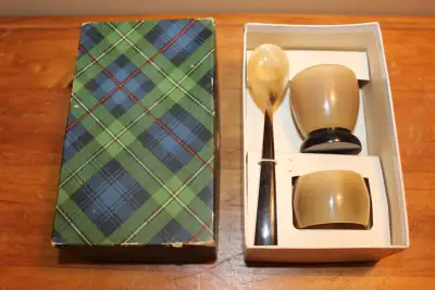 Vintage Horn Breakfast Set in Original Box, View more