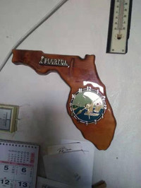 Antique Florida Wooden Clock for sale!