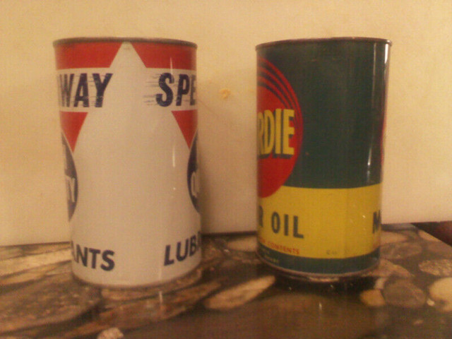 wanted. sturdie and speedway oil tins in Arts & Collectibles in Edmonton - Image 4