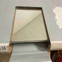Polished edge mirror tiles