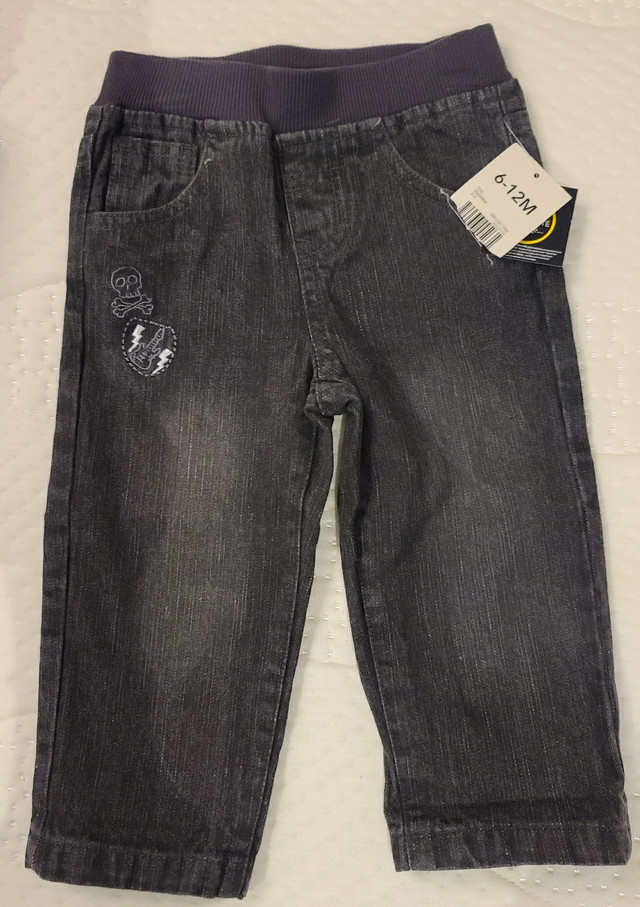 NEW! Boys Black Jeans - Size 6-12M in Clothing - 6-9 Months in Mississauga / Peel Region