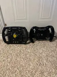2 sim racing thrustmasterwheels: (Can buy separately) $100