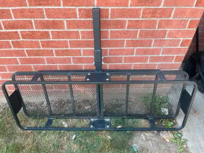 Great condition hitch mounted cargo carrier. Foldable for added convenience. Used it once, worked gr...