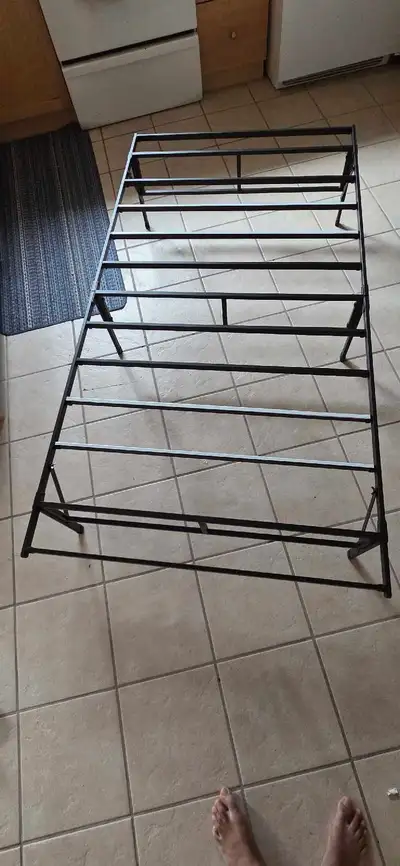 Metal bed frame twin size(foldable), View more